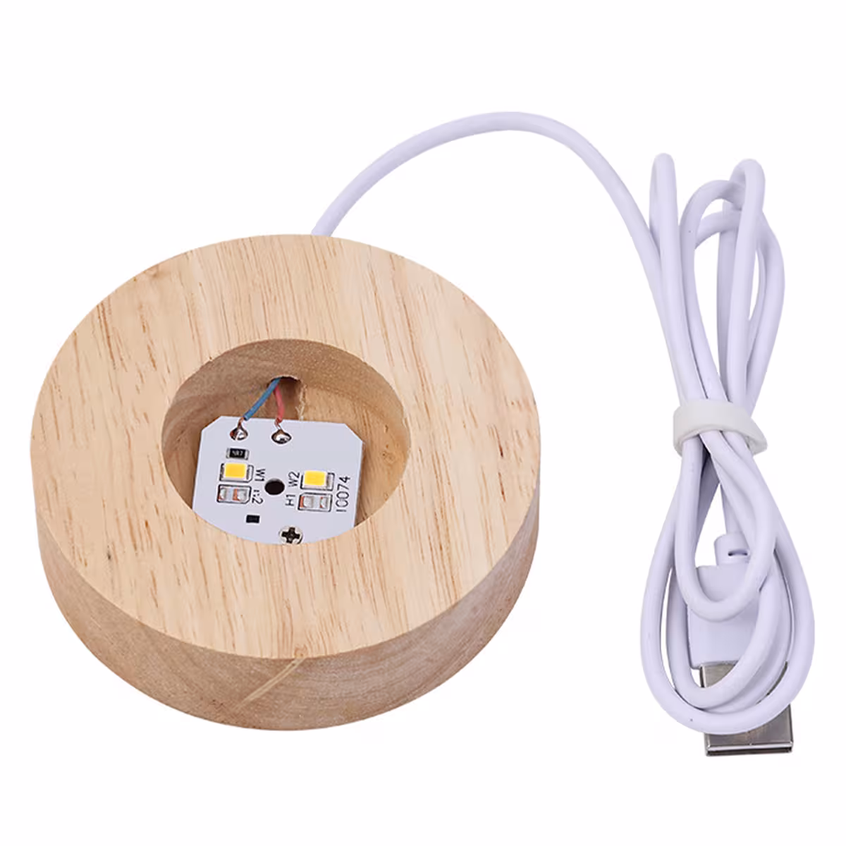 lampe de nuit en forme de boule de cristal