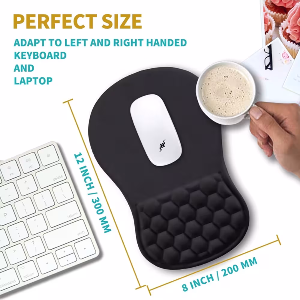 Ergonomic mouse pad