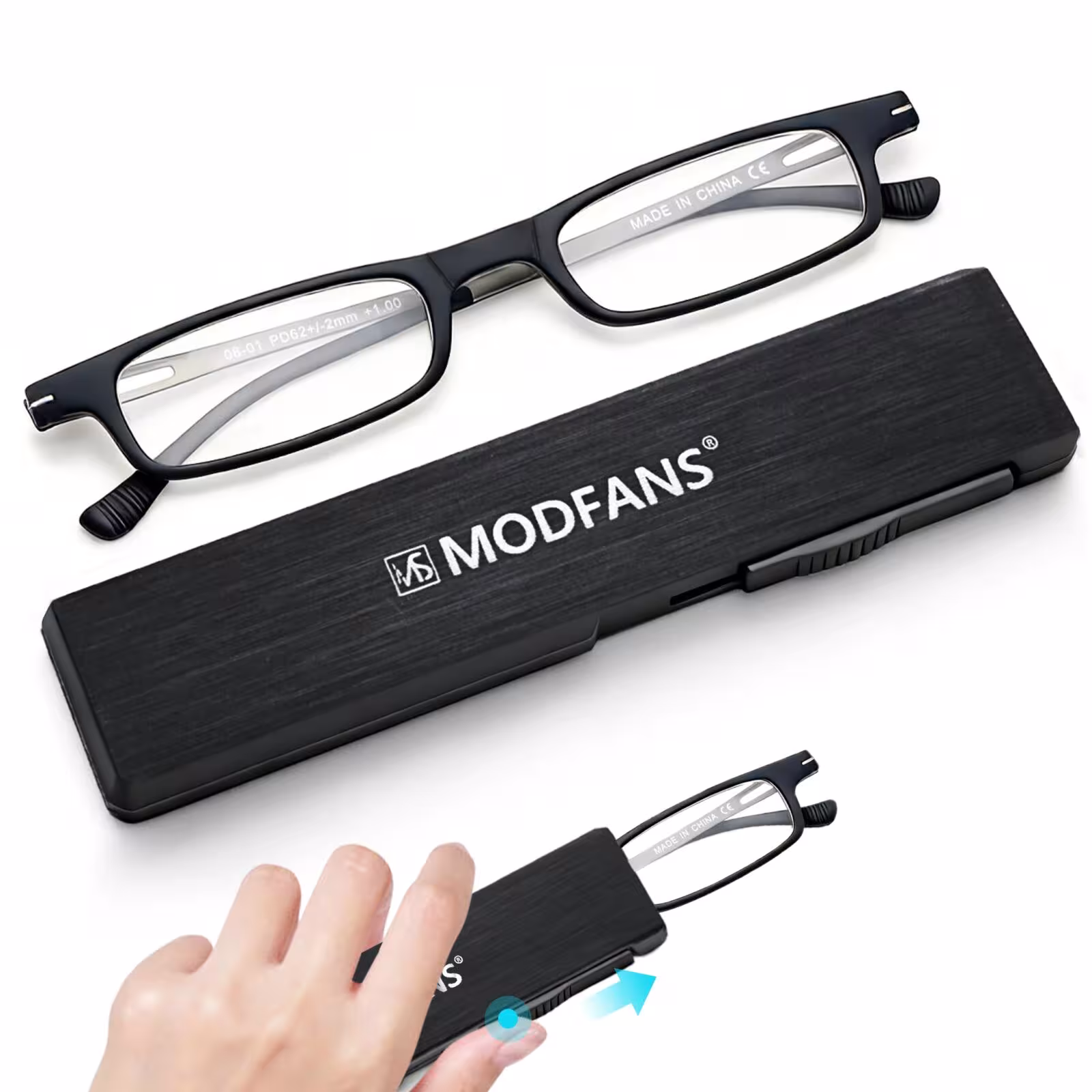 Verres pliants ultra minces pour femmes et hommes TR90 avec filtre à lumière bleue et protection UV