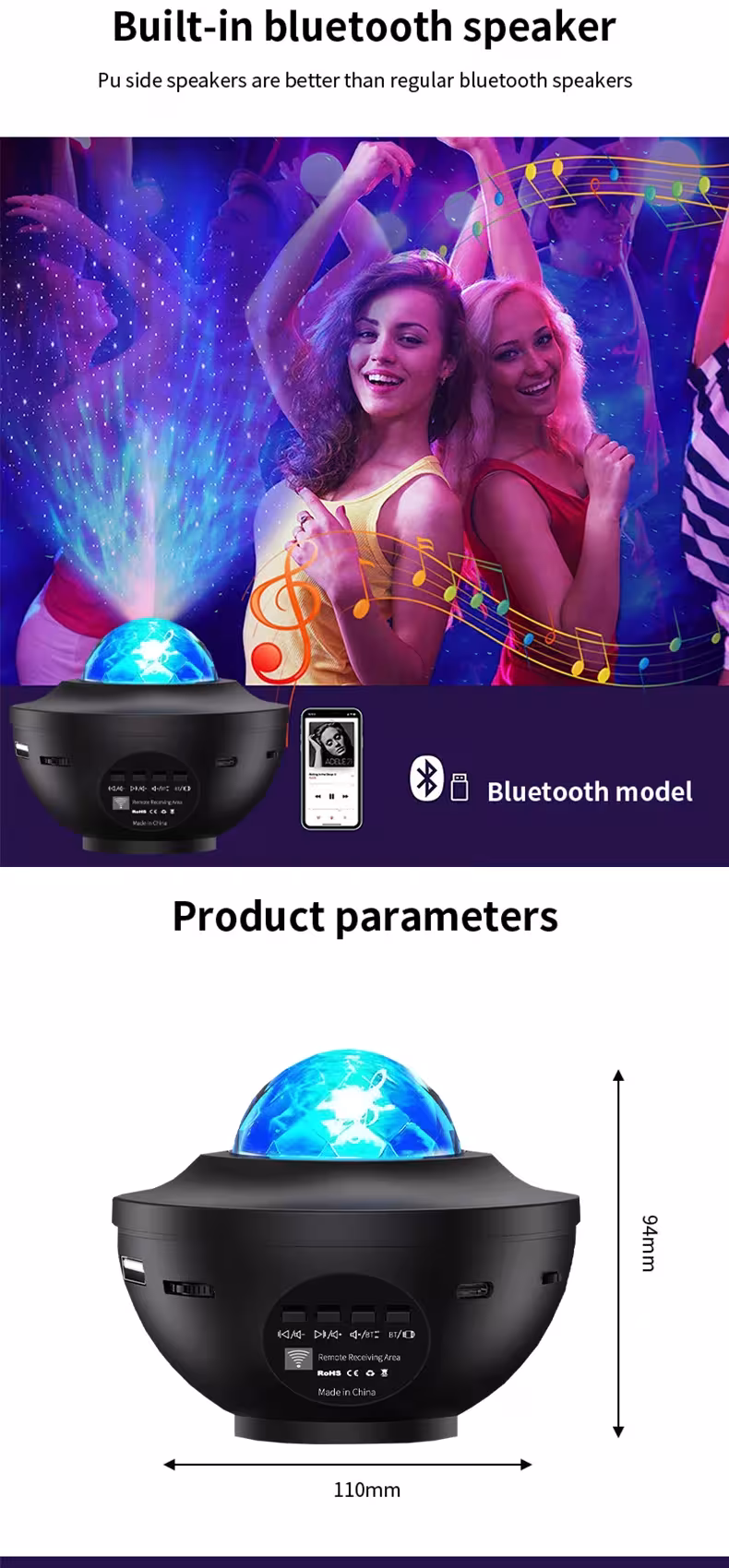 Starry sky projector