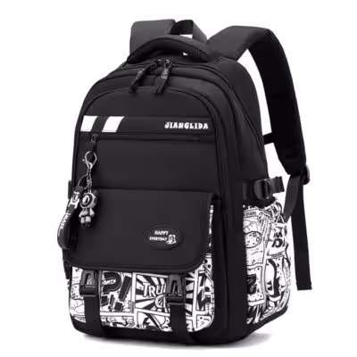 Sac de voyage camouflage avec motif graffiti pour hommes, grande capacité, imperméable, idéal pour l'école