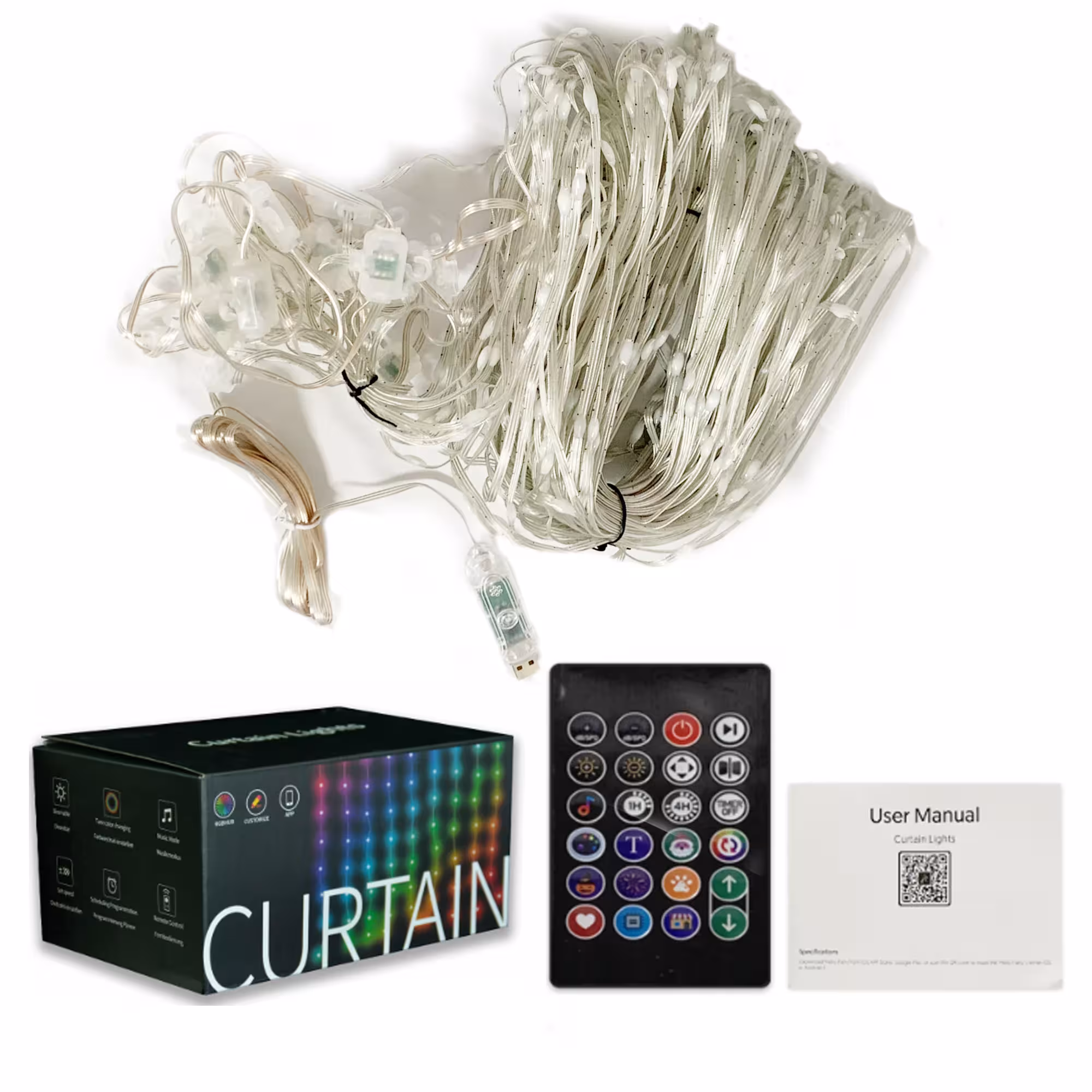 Guirlande lumineuse LED rideau