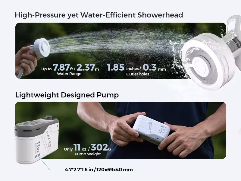 douche portable pour camping