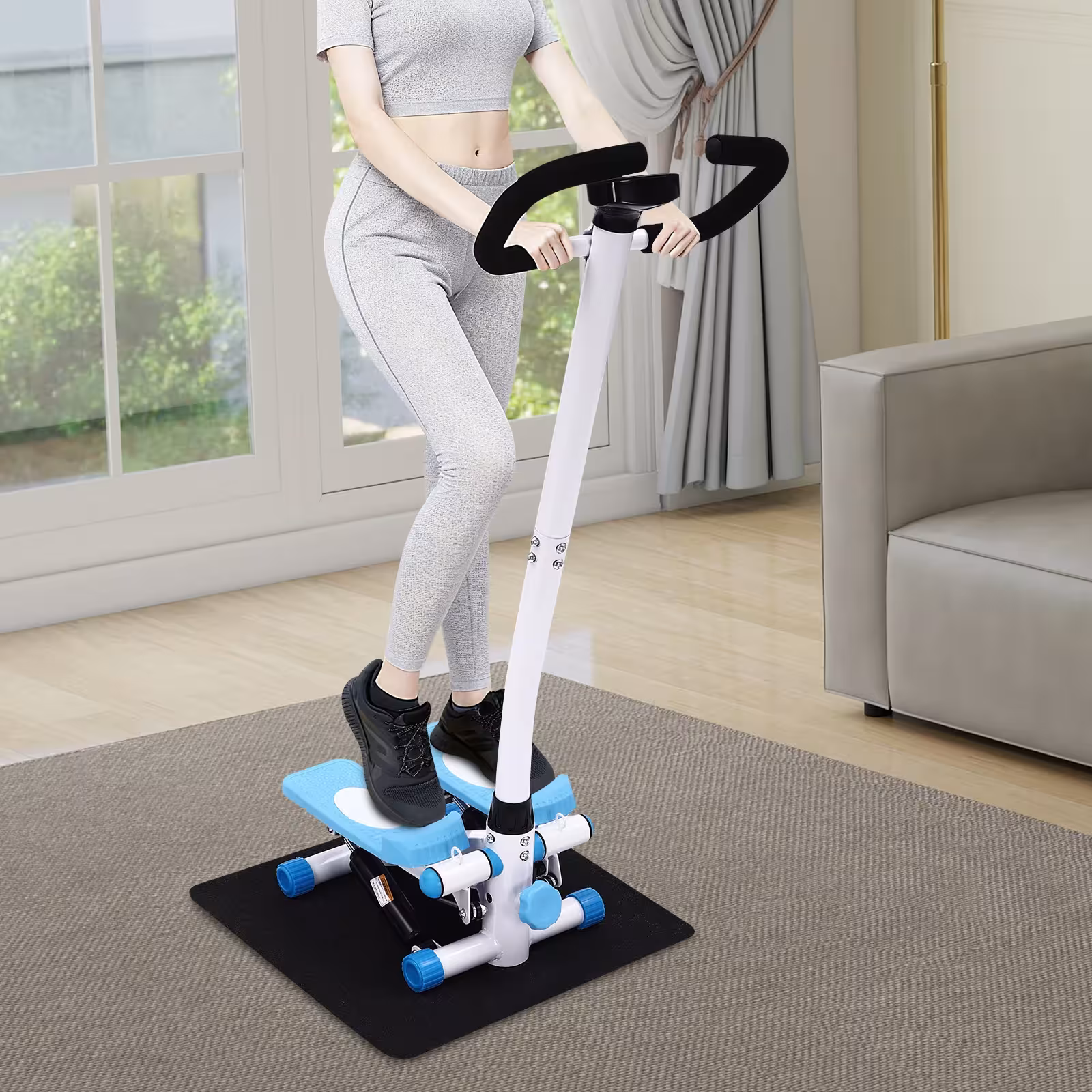 fitness stepper su rankenomis