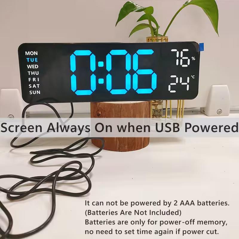 digital wall watch