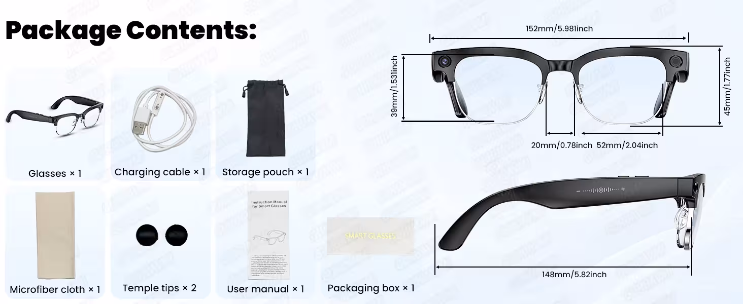 smart glasses with camera
