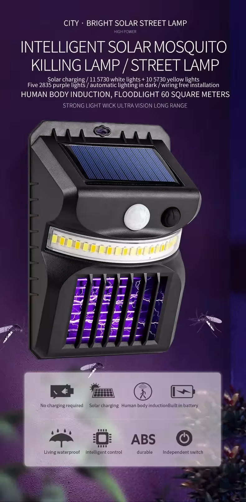 solar mosquito lamp
