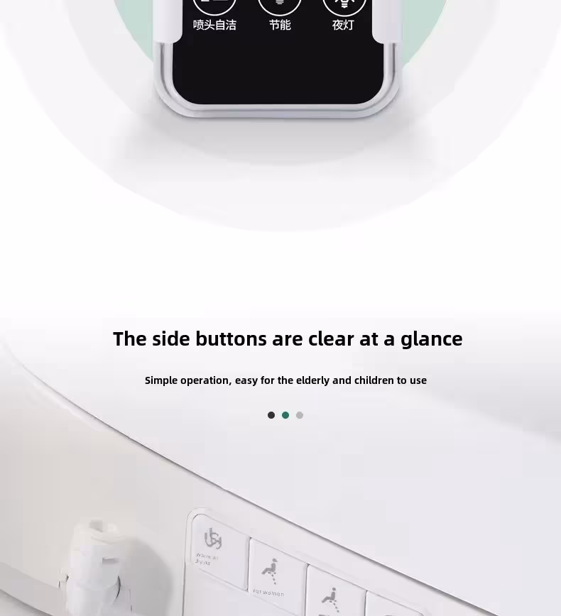 bidet de tapa de baño inteligente