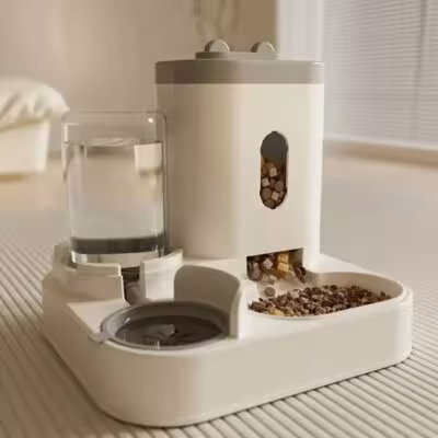Estuario automático de comida para perros y gatos con alta capacidad