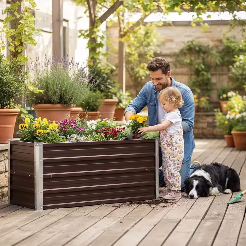 raised garden bed