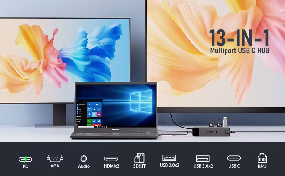 USB C dokavimo stotelė