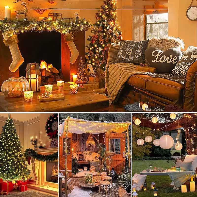 Outdoor LED string lights