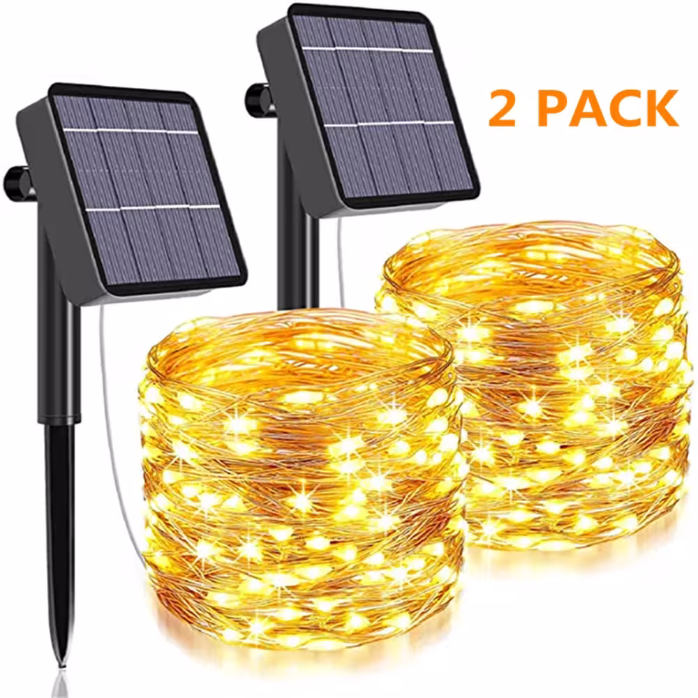 LED saulės baterijos girlianda