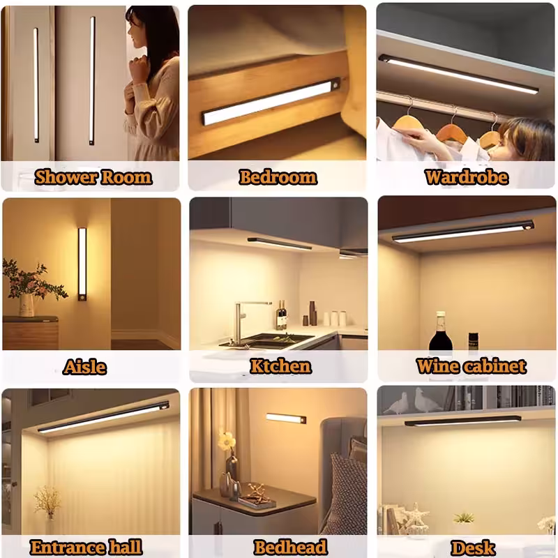 LED strip light with motion sensor