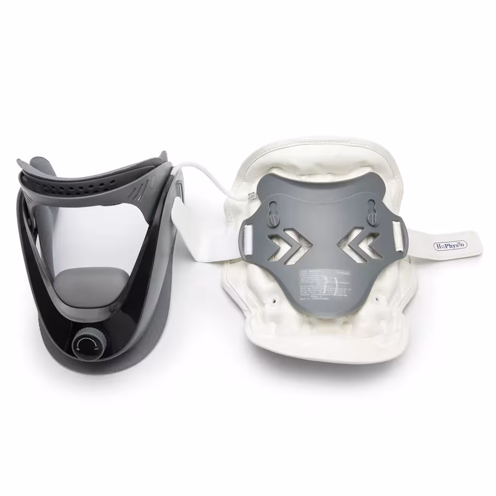 Neck brace with traction