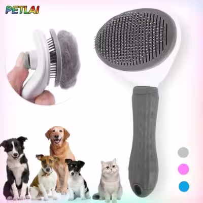 Pettine di rimozione dei capelli animali con auto-visione per gatti e cani