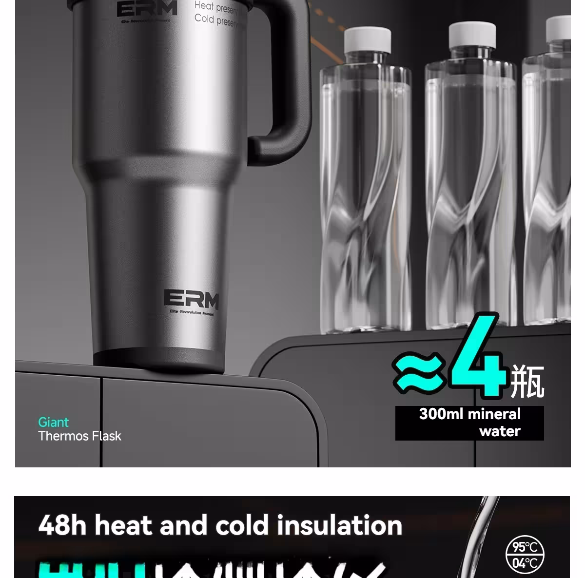 botella térmica de 1200ml