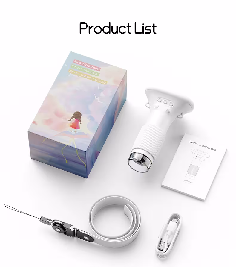 microscopio de bolsillo para niños