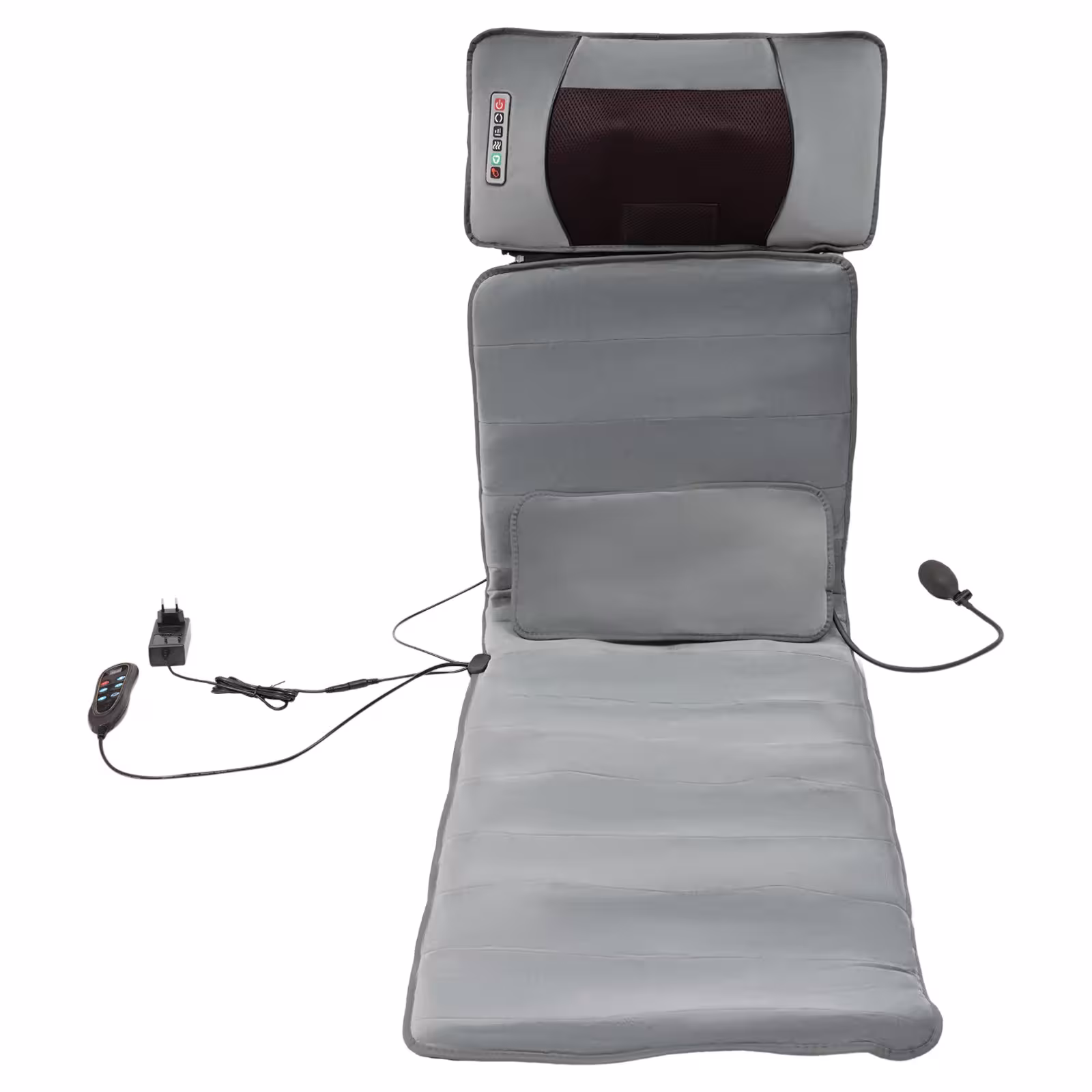Massage mat with heating function.