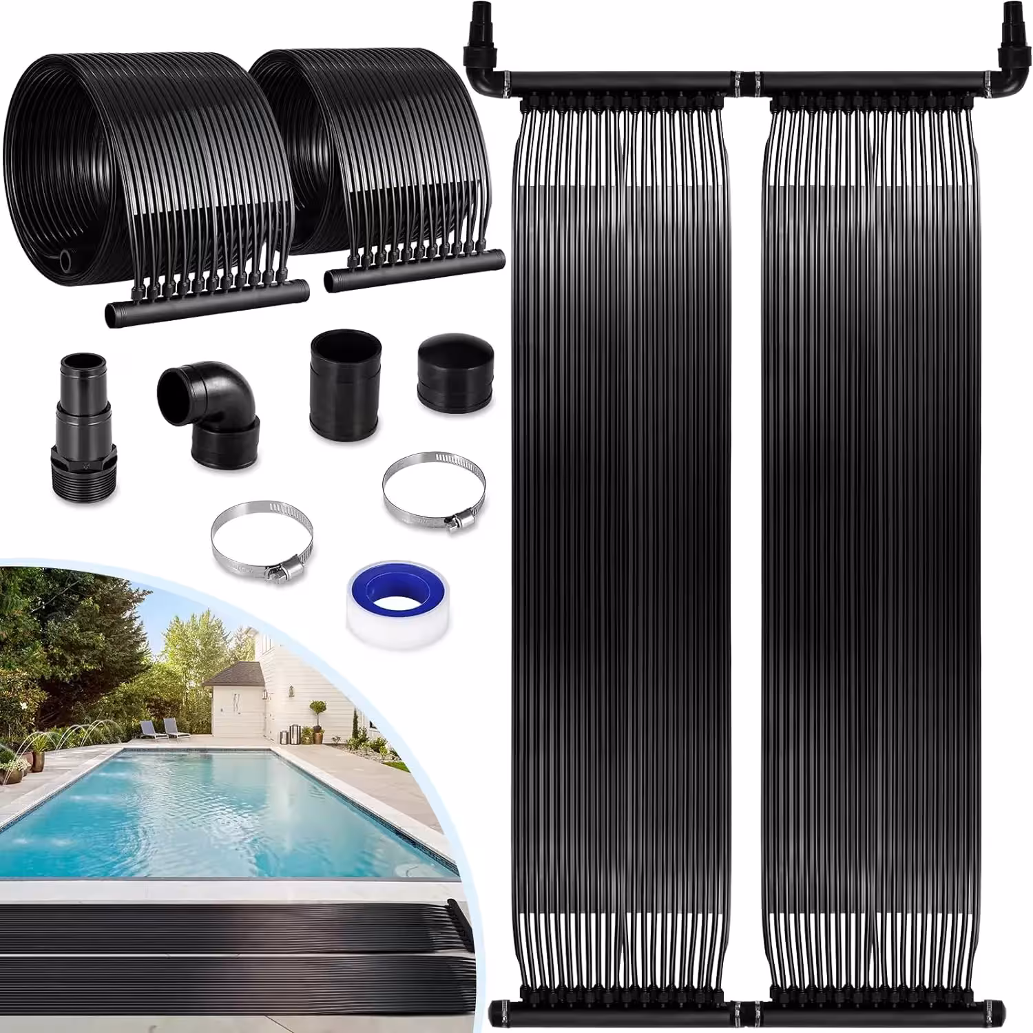 solar collector for swimming pool
