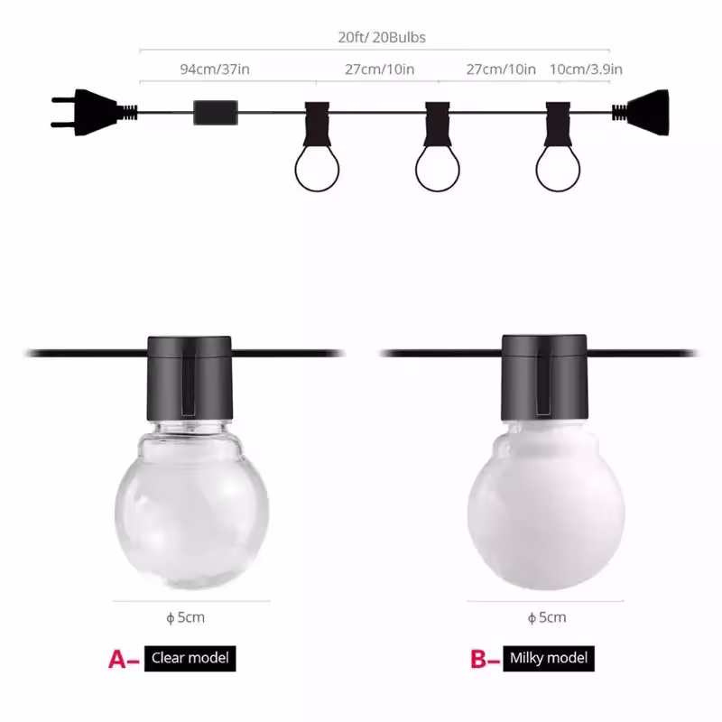 lauko LED girlianda