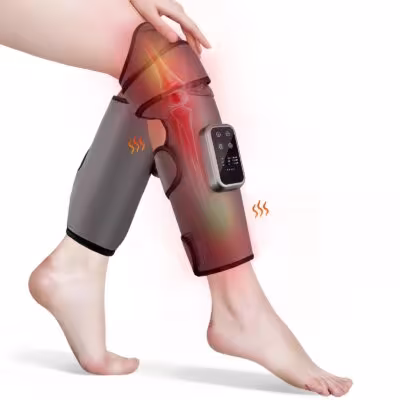 Wireless Electric Foot Massager with Heating, Air Pressure Massage, 3 Modes, and 2500mAh Battery