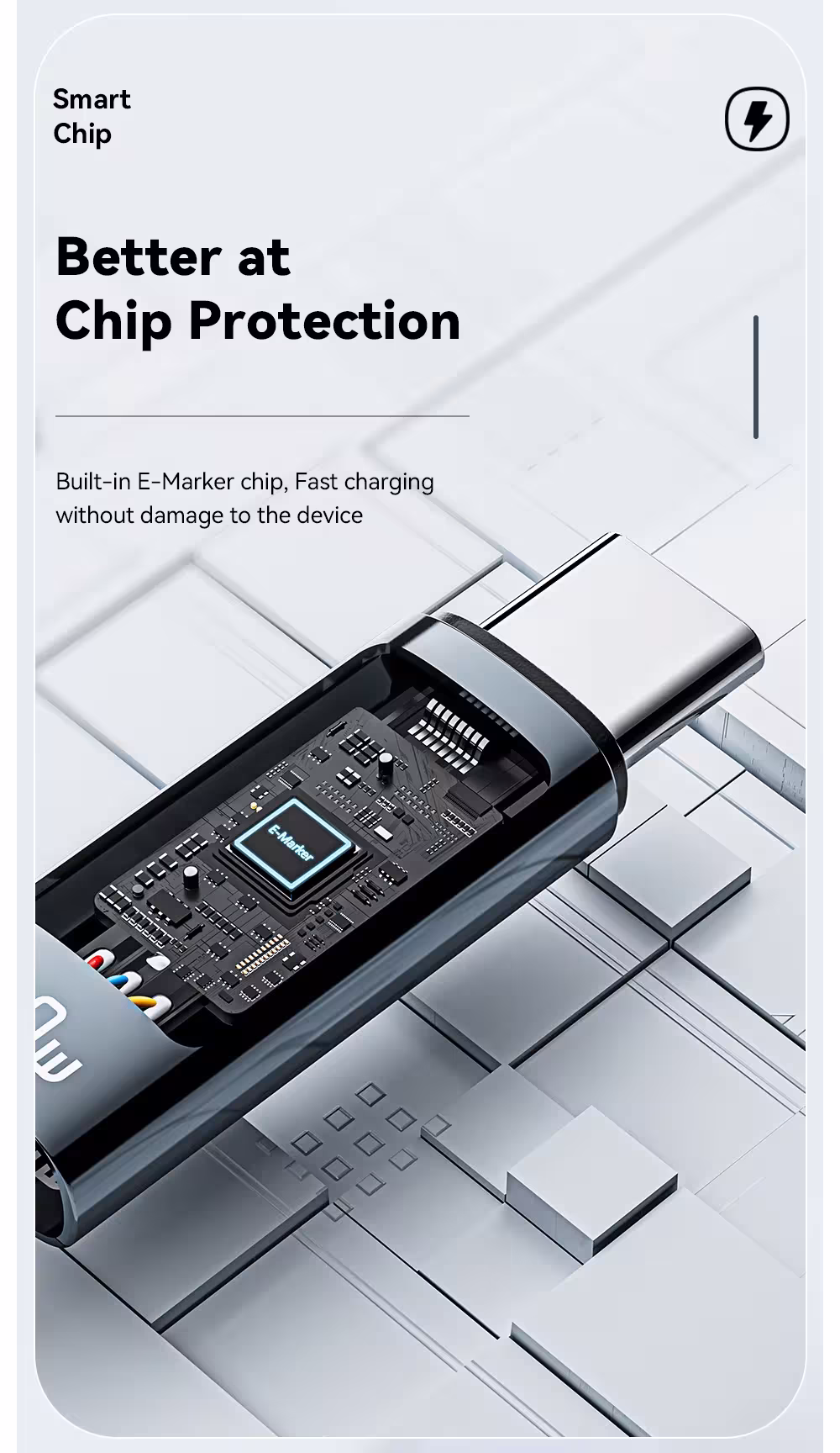 USB-C kabelis 240W