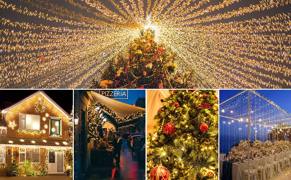 Solar LED string lights