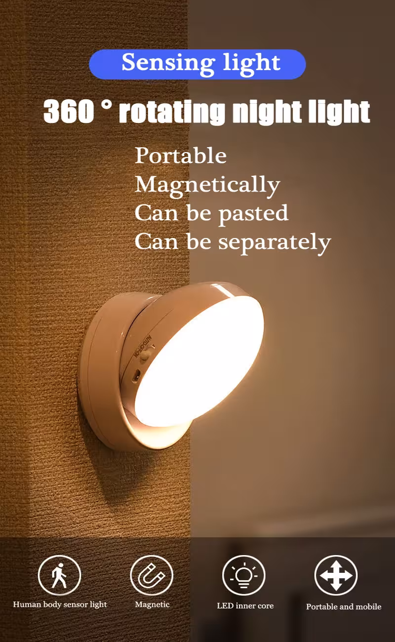 360° motion sensor lamp