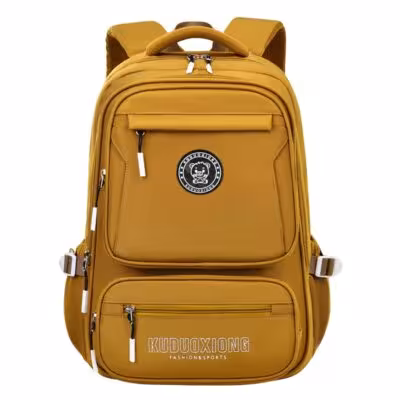 Sac à dos scolaire de grande capacité pour adolescents garçons, idéal pour les élèves du primaire et du secondaire, adapté au sport et aux voyages.