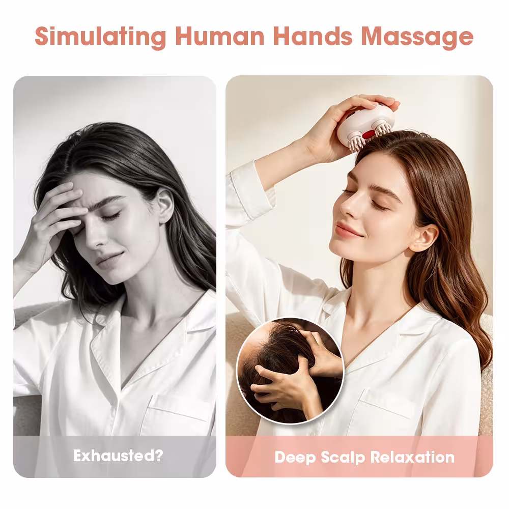 massage électrique de la tête