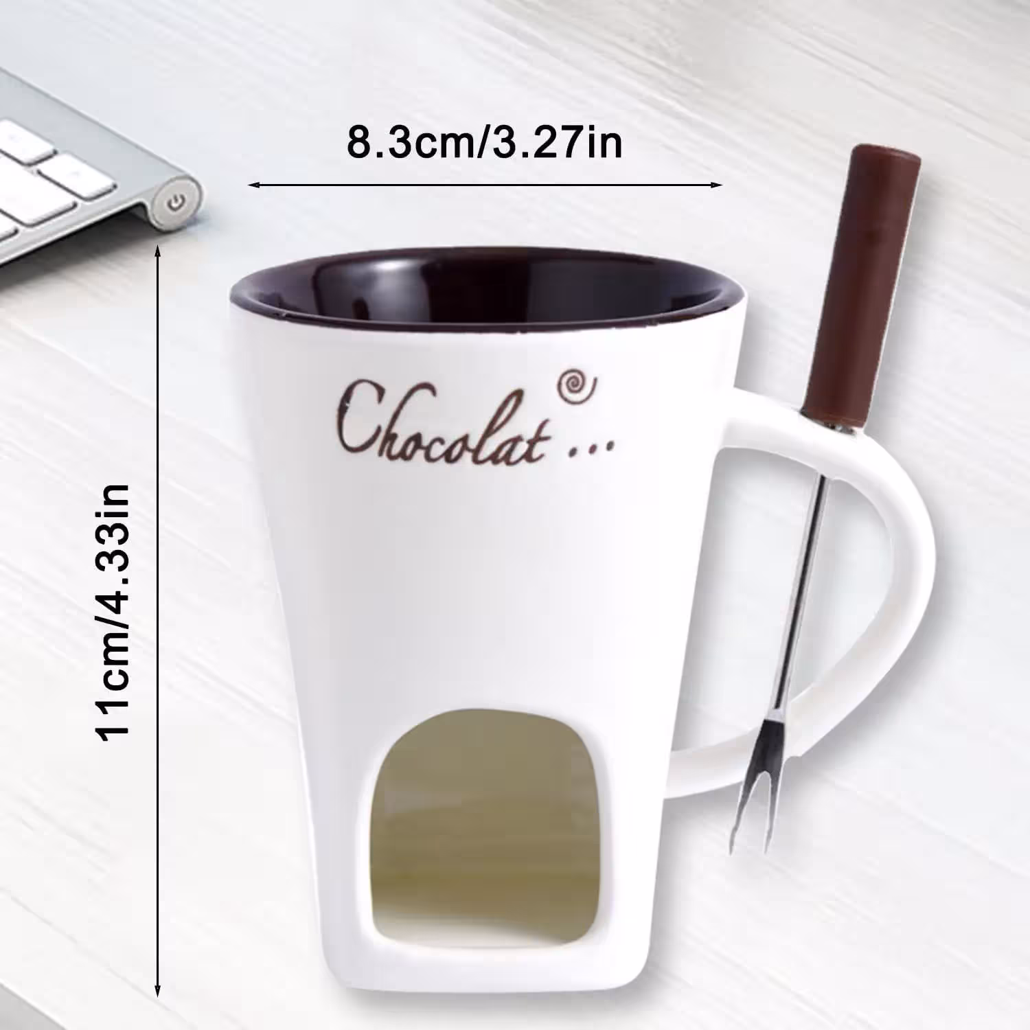 taza de cerámica climatizada