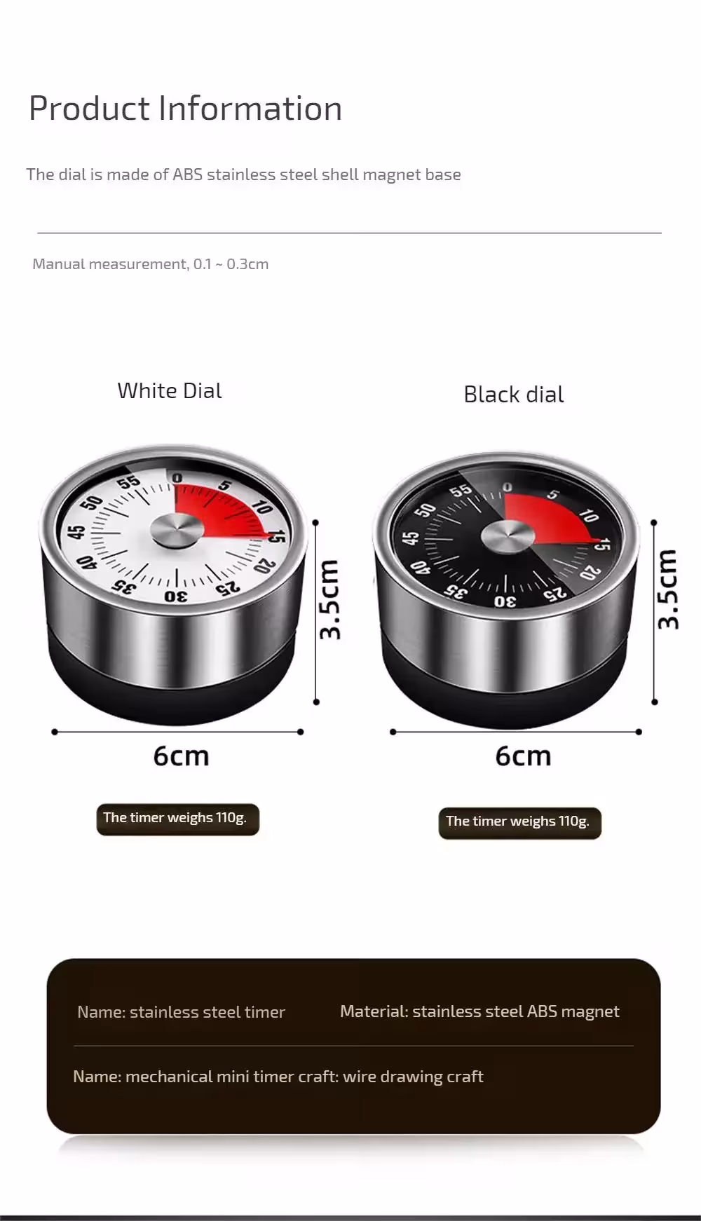 Timer da cucina meccanico