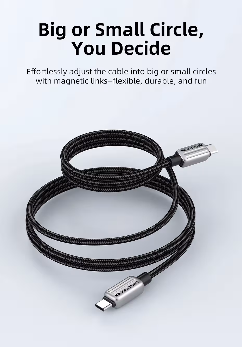 câble USB C magnétique