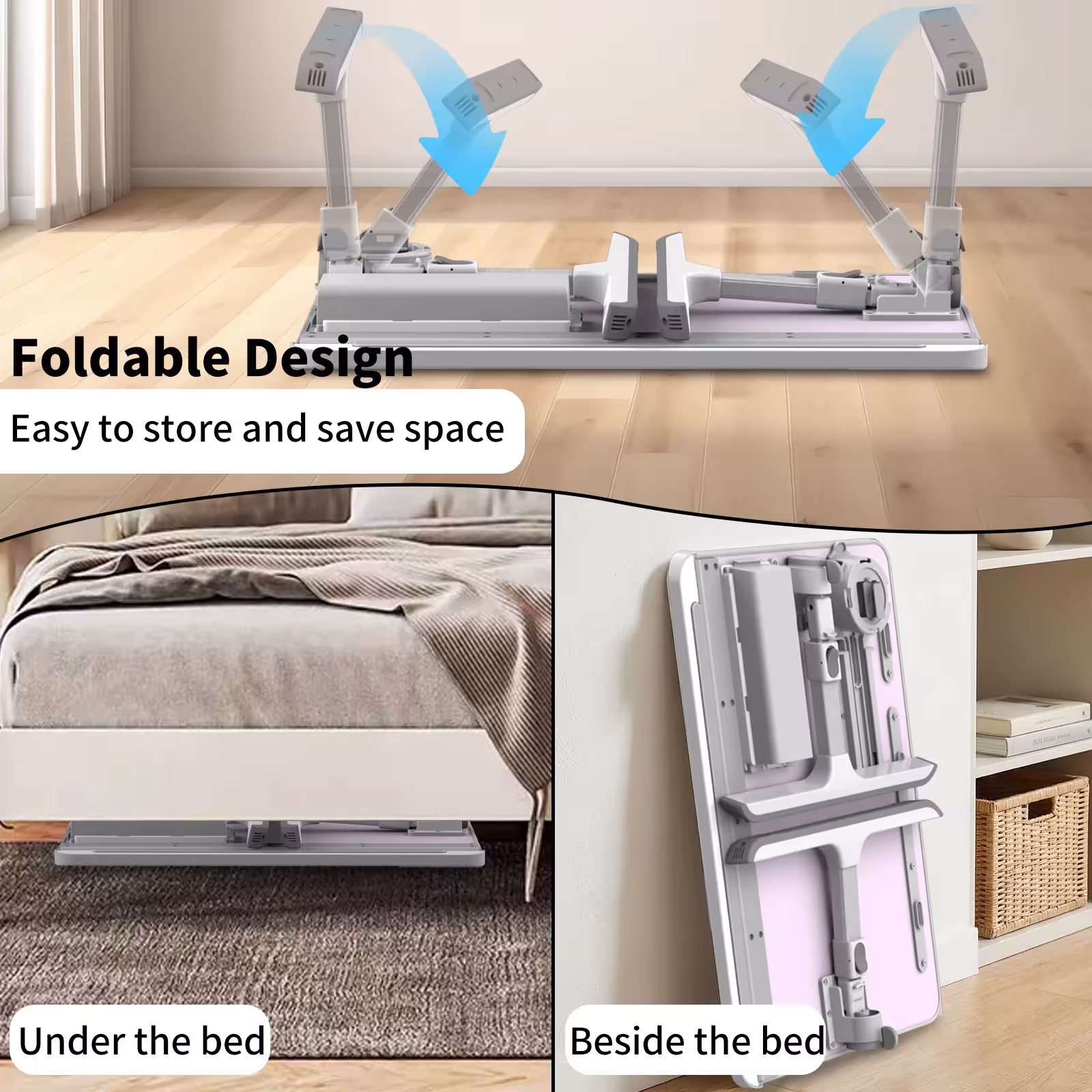 Table pliante pour lit
