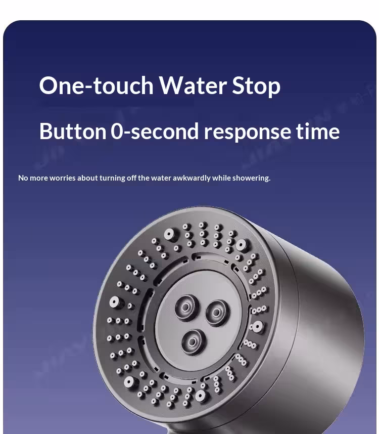 Double turbo high-pressure shower head