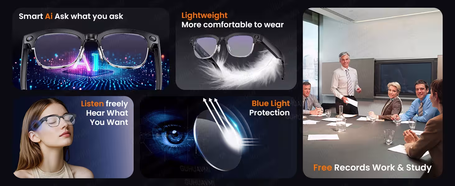 smart glasses with camera