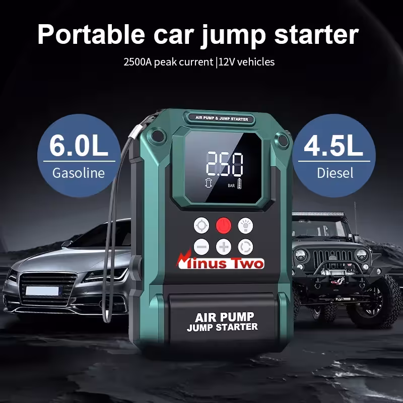 Autostarter mit Luftpumpe