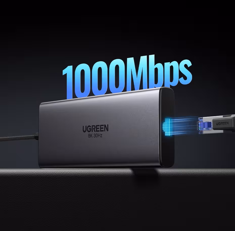 Adaptateur USB-C avec 10 connecteurs