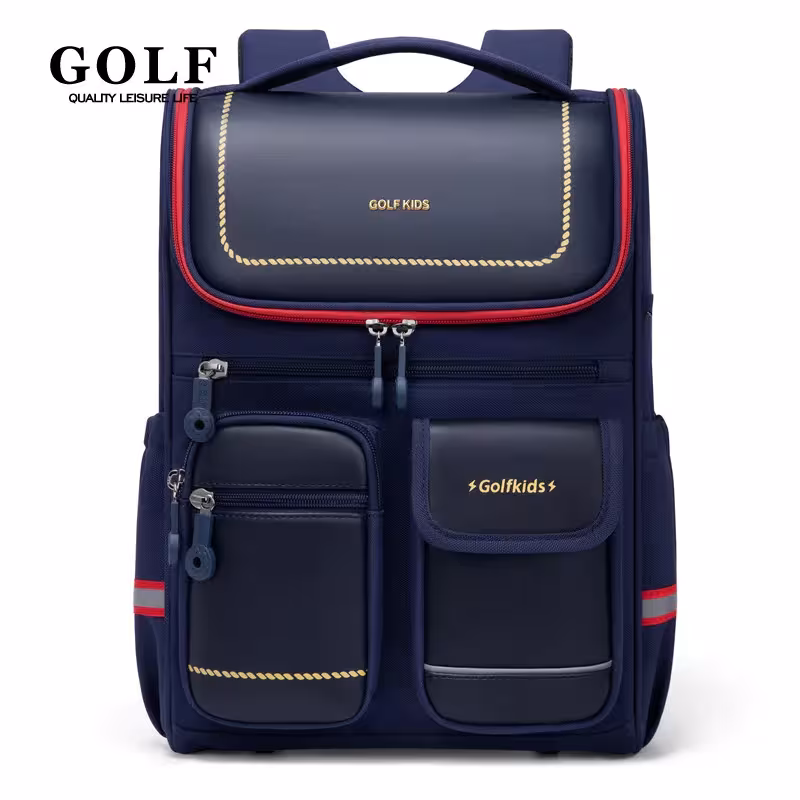 GOLF mokyklinė kuprinė vaikams, pradinių klasių berniukams ir mergaitėms, 15L talpa, atsparaus vandeniui audinio