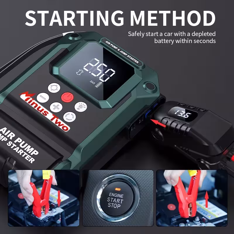Autostarter mit Luftpumpe