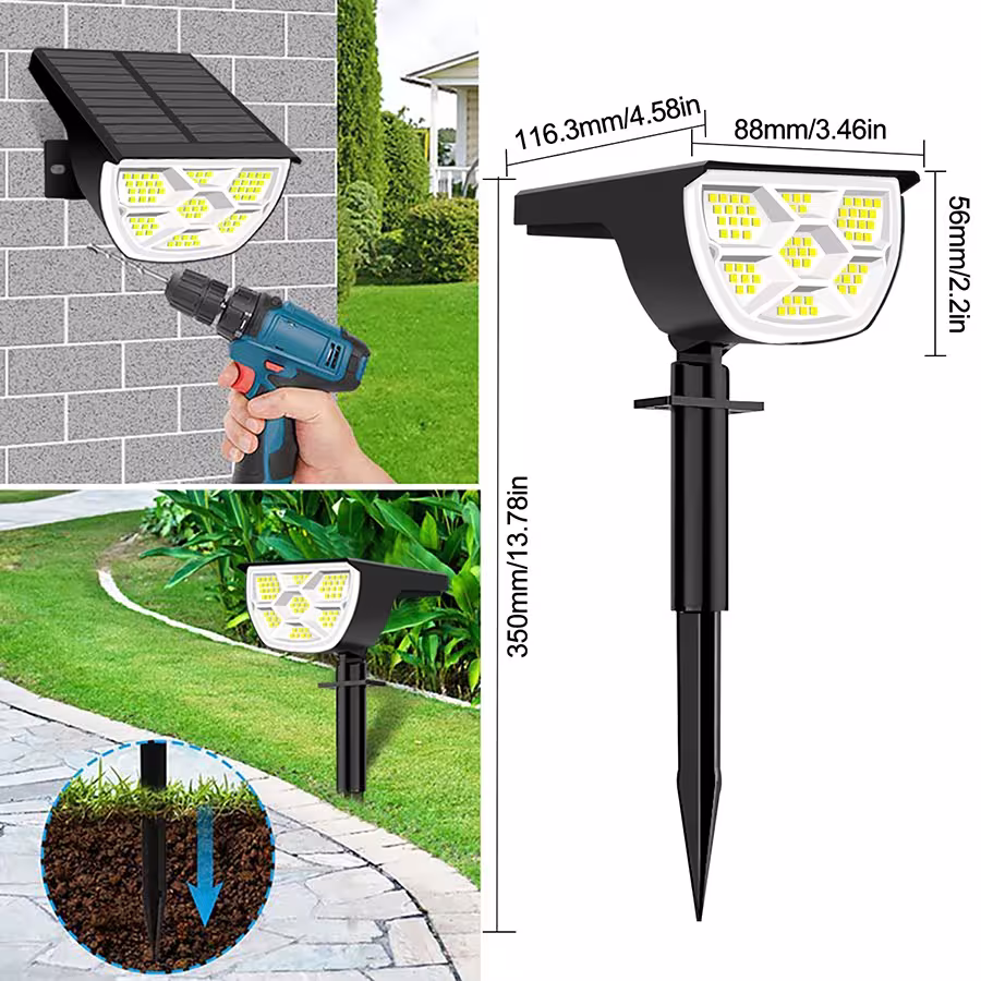 solar LED spotlight
