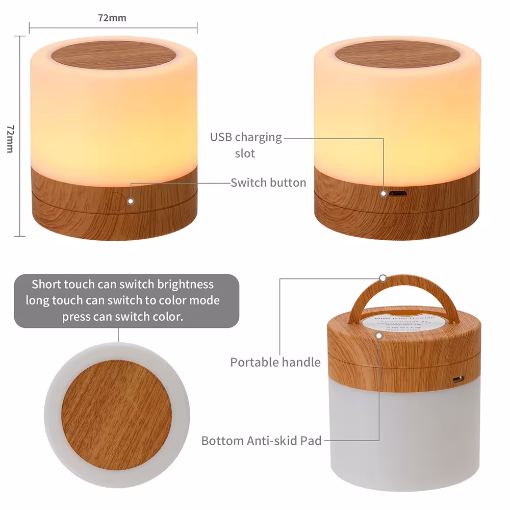 lampada da tavolo portatile