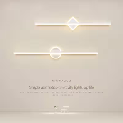 Modernus LED sieninis šviestuvas vonios veidrodžiui, miegamajam ir svetainės interjerui