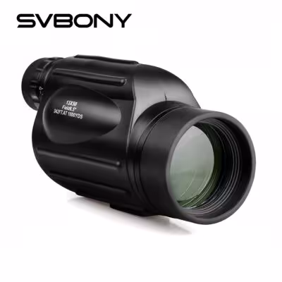 Svbony SV49 galingas profesionalus monokuliaras 13x50 su 50mm lęšiu, atsparus vandeniui, kelionėms ir medžioklei