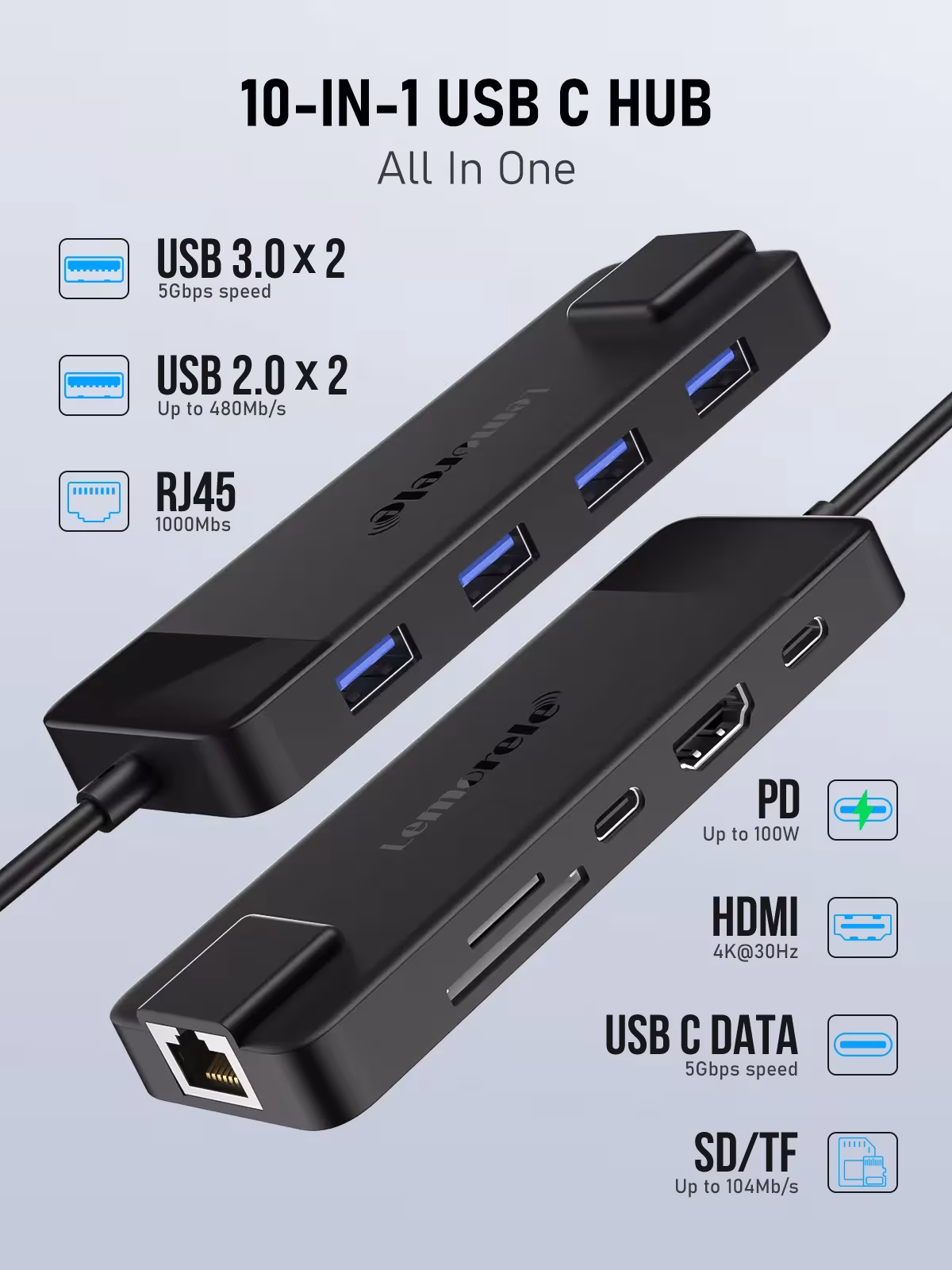 USB C doko stotelė