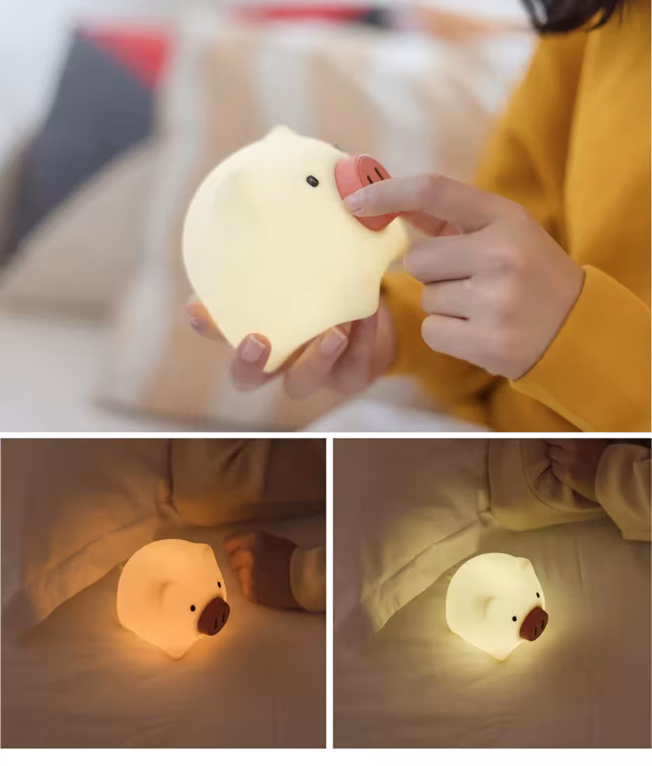 lampada notturna in silicone