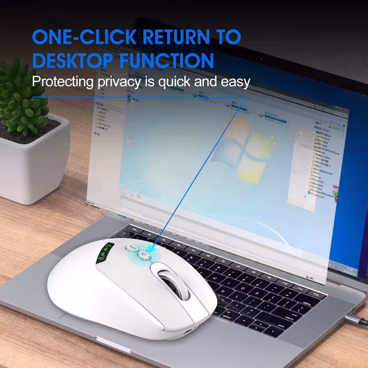 Ratón Bluetooth inalámbrico