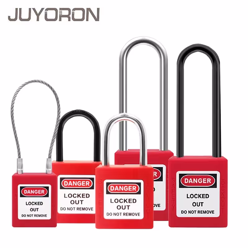 Safety lock with keys industrial engineering electrical insulation plastic ABS housing LOTO