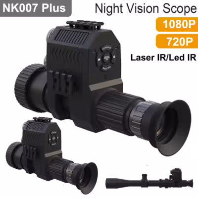 Jumelles monoculaires numériques Megaorei NK007 Plus avec vision nocturne, qualité vidéo 1080P et éclairage infrarouge laser